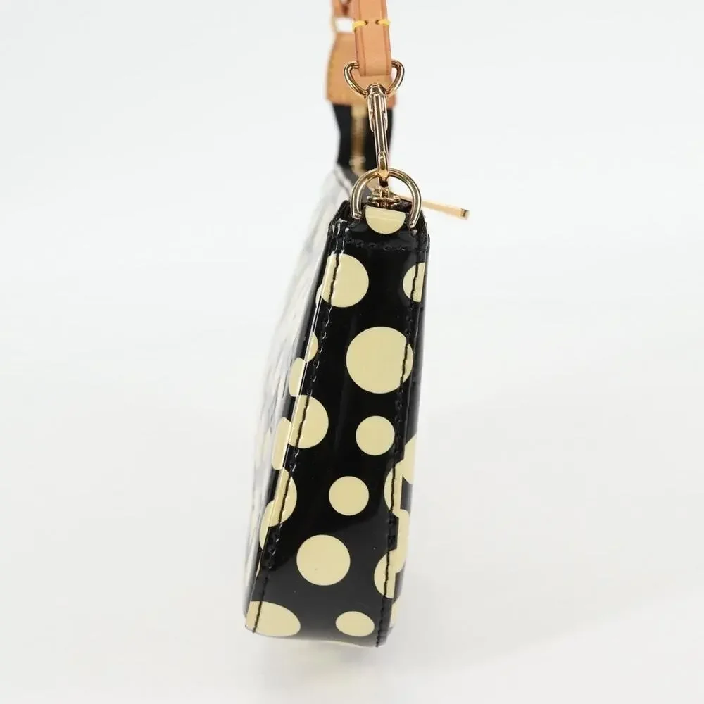 Louis Vuitton Monogram Vernis Yayoi Kusama Pochette Accessoires Pouch Black